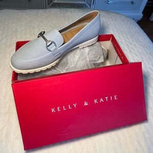 Kelly & Katie Light Blue Loafers